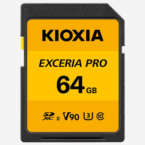 64GB Exceria Pro SD Card