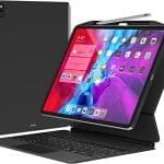 Smart Keyboard Case (Leather Case With Pencil Holder And Wireless Magnetic Keyboard)