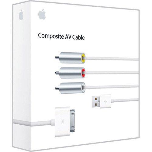 Apple MC748ZM A Composite AV Cable 1295361181 750581