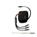 Baseus Traction Series Retractable 3-in-1 Fast Charging Cable Desktop Organizer