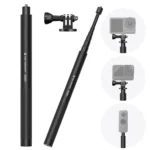 K&F Concept 153cm metal extension pole MS07, 14 adapter, equipped with GoPro adapter, compatible with GoPro, DJI Action, Insta360 Click to enlarge K&F Concept 153cm metal extension pole MS07, 14 adapter, equipped with GoPro adapter, compatible with GoPro, DJI Action, Insta360
