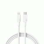 Anker 322 USB-C to Lightning Cable (3ft Braided) White