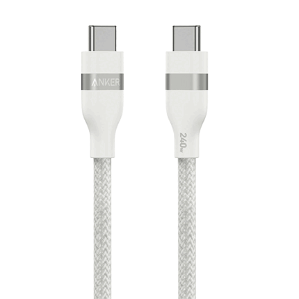 Anker USB-C to USB-C Cable 240W Braided 3ft A81D5H11